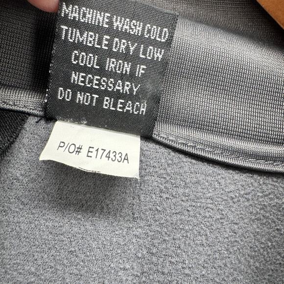 Carolina Panthers Jacket Mens 5XL Gray Black Full Zip + Pockets NFL Team Apparel - Picture 7 of 7